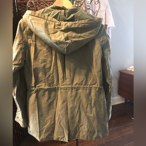JOIE hooded Cotton blend cargo coat - Picture 2 of 5